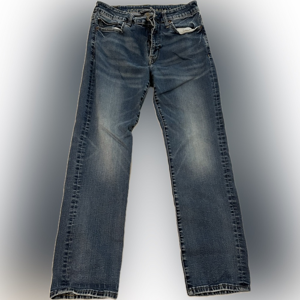 American Eagle Men's Blue Jeans | Slim Straight 32x30